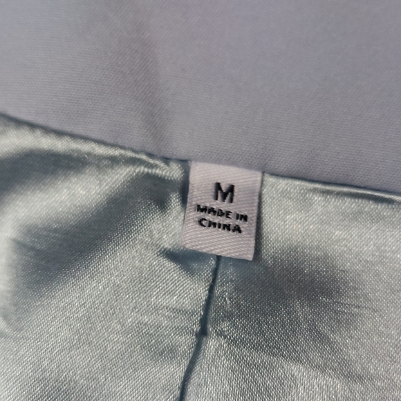 Sky blue v-neck pocket blazer suit jacket for women sz M - Picture 8 of 16